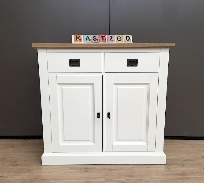 Sideboard Finn Weiß / Eiche 95