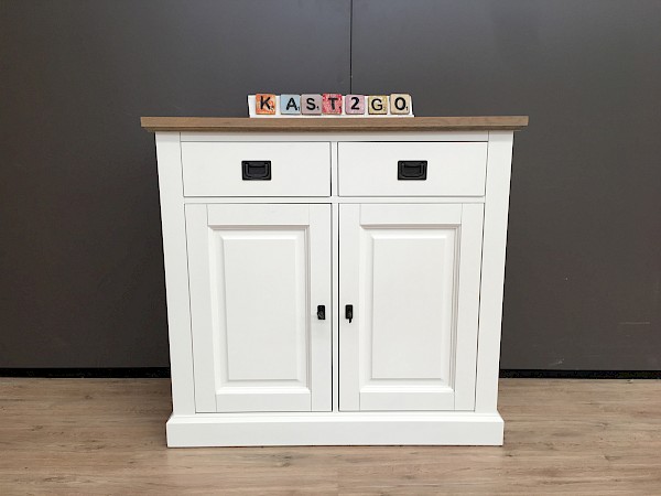 Sideboard Finn Weiß / Eiche 95