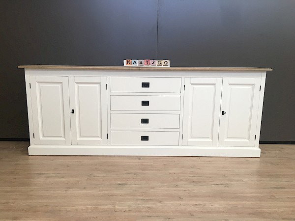 Sideboard Kiki Weiß / Eiche 240