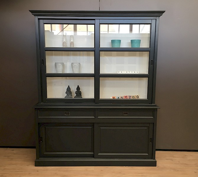 Buffetschränk Degen Anthrazit/Weiß 180